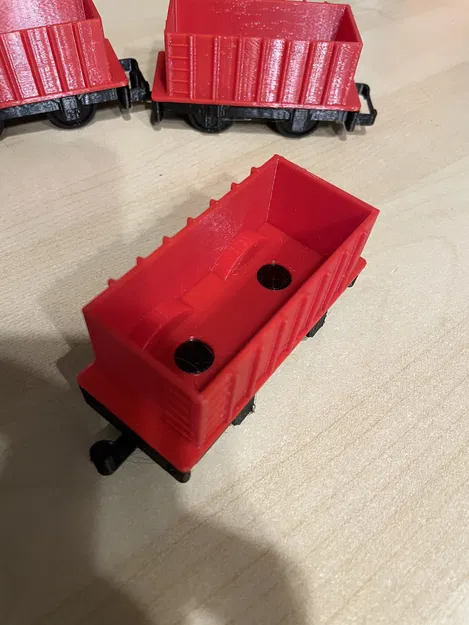 Toa Hopper Tàu Gỗ (Wooden Railway Hopper Car) - Image 3