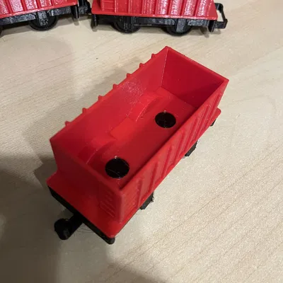 Toa Hopper Tàu Gỗ (Wooden Railway Hopper Car)