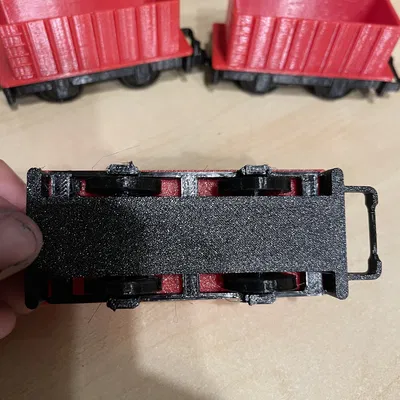Toa Hopper Tàu Gỗ (Wooden Railway Hopper Car)