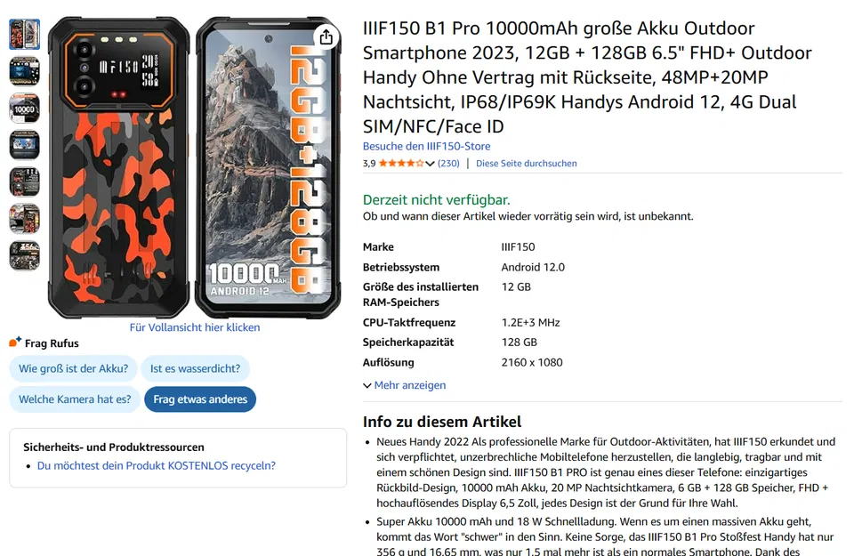 Ốp lưng IIIF150 B1 Pro có ren gắn tripod (stativ) - Image 4