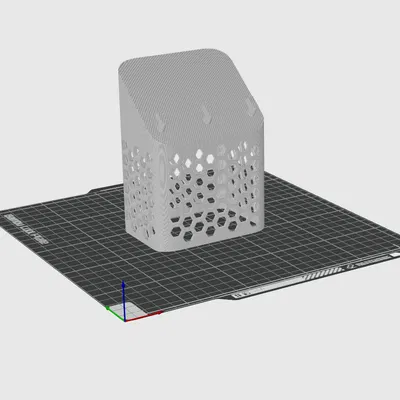 Skadis bin triple – Giá đỡ không cần support