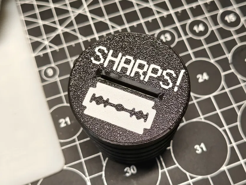 Nắp thải lưỡi dao cạo DE có chữ và hình - Image 1