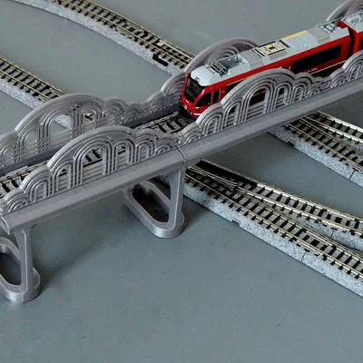 Cầu đường sắt “Art Deco” – N Scale & H0 Scale