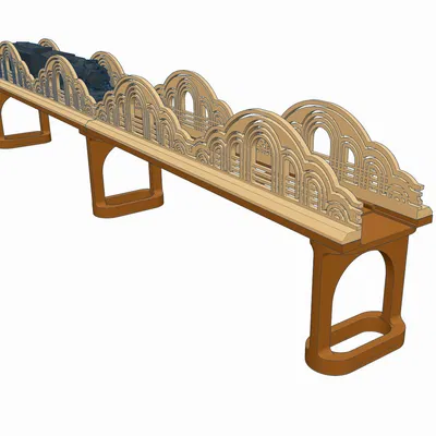 Cầu đường sắt “Art Deco” – N Scale & H0 Scale