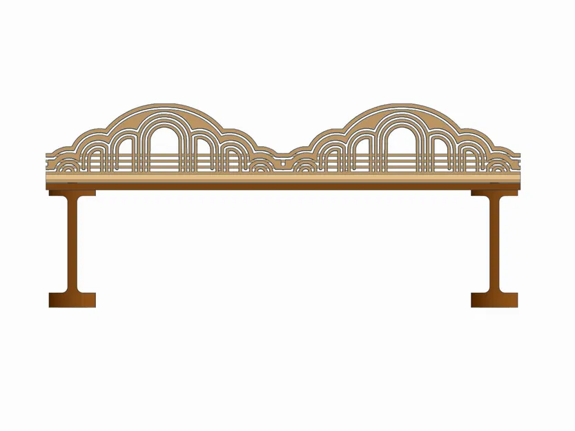 Cầu đường sắt “Art Deco” – N Scale & H0 Scale - Image 5