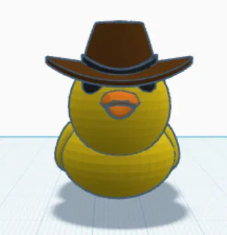 Vịt đội nón (Duck with a Hat) - Image 1