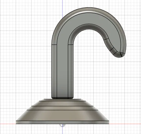 Móc treo trần xoay vặn có ren - Image 1