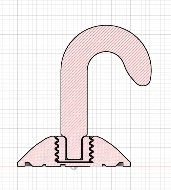 Móc treo trần xoay vặn có ren - Image 4