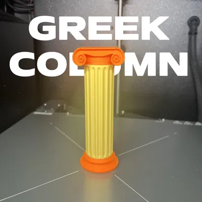 Cột Hy Lạp: Doric, Ionic & Corithian trong cùng một mẫu (ONE)