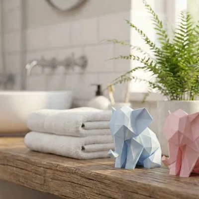 Voi Origami - Decor Tối Giản