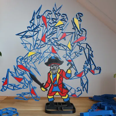 Pirate Parrot Pyramid - Trò Chơi Xếp Chồng Cân Bằng