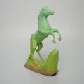 Tượng Ngựa Chồm Low Poly (Low Poly Rearing Horse Sculpture) - Thumbnail 4