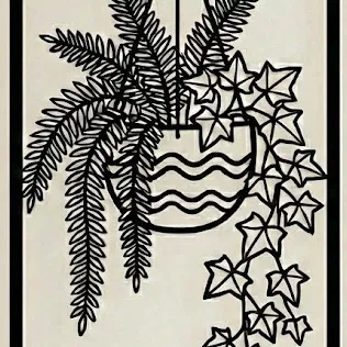 Tranh treo tường Xương rồng & Sen đá | Chậu hình học | Bộ cây Boho