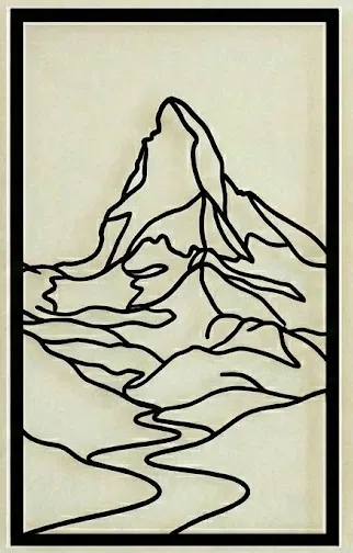 Bộ Phong Cảnh Núi | Tranh Treo Tường Phiêu Lưu & Thiên Nhiên | Tối Giản - Image 3