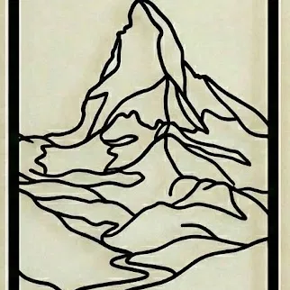 Bộ Phong Cảnh Núi | Tranh Treo Tường Phiêu Lưu & Thiên Nhiên | Tối Giản