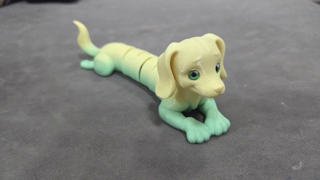 Chó Lạp Xưởng Articulated – Tương thích mắt thủy tinh 6mm - Image 9