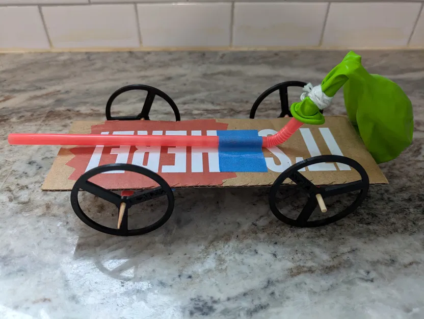 Bánh xe Balloon Car 50 mm lỗ 2.6 mm - Image 1