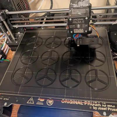 Bánh xe Balloon Car 50 mm lỗ 2.6 mm