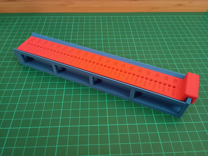 Thanh Cữ Đục/Lấy Dấu Lỗ Đóng Sách (Bookbinding Pricking/Punching Bar) - Image 1