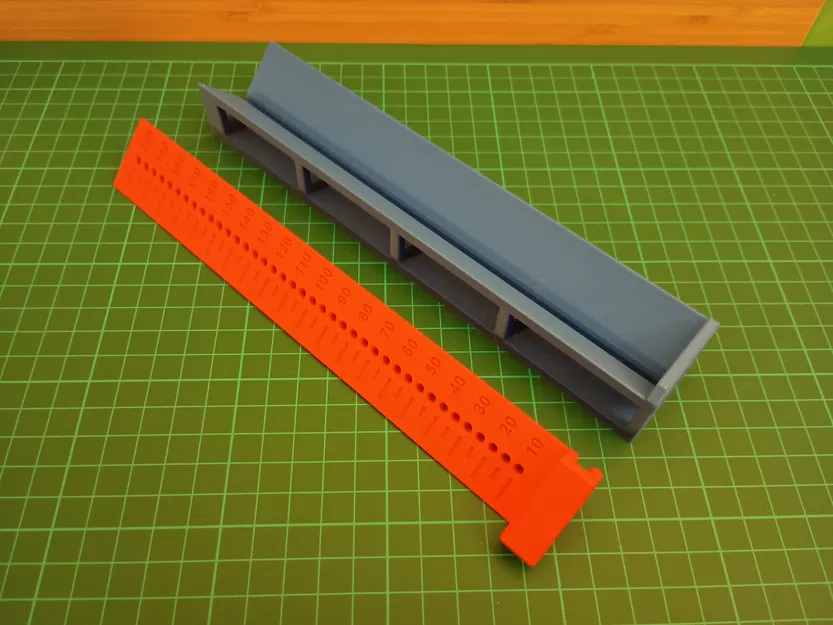 Thanh Cữ Đục/Lấy Dấu Lỗ Đóng Sách (Bookbinding Pricking/Punching Bar) - Image 2