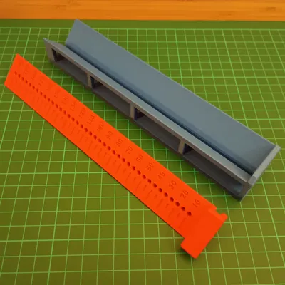 Thanh Cữ Đục/Lấy Dấu Lỗ Đóng Sách (Bookbinding Pricking/Punching Bar)