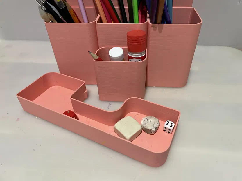 Khay sắp xếp bàn làm việc cho đồ dùng sáng tạo - Image 2
