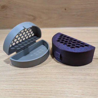 Hộp nửa hình tròn đựng mouthguard/teeth guard (Print-in-Place)