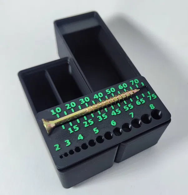 Dụng cụ đo vít gỗ Gridfinity (Metric) - Image 3