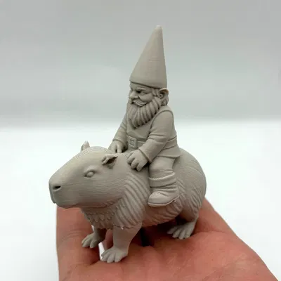 Gnome Cưỡi Capybara