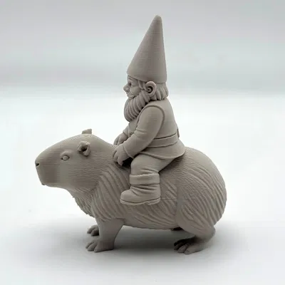 Gnome Cưỡi Capybara
