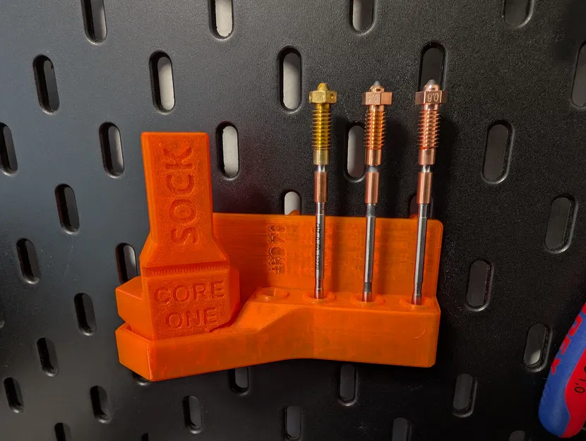 Khay Skadis đựng nozzle & tool thay nozzle CORE One cho IKEA Skadis - Image 1