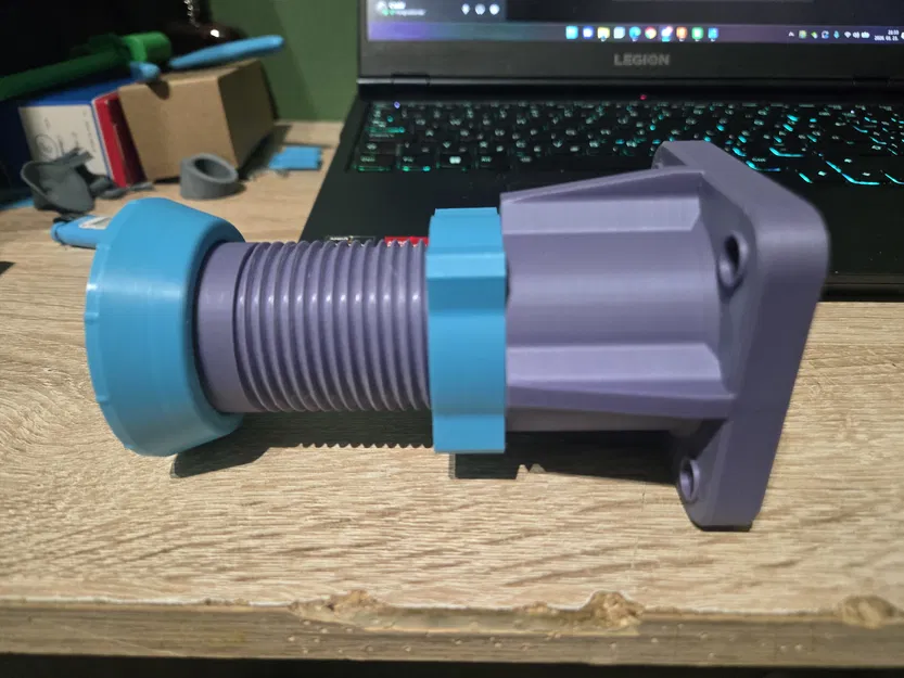 Chân cân bằng chỉnh cao chịu tải nặng – M40×3 (90–120 mm) - Image 7