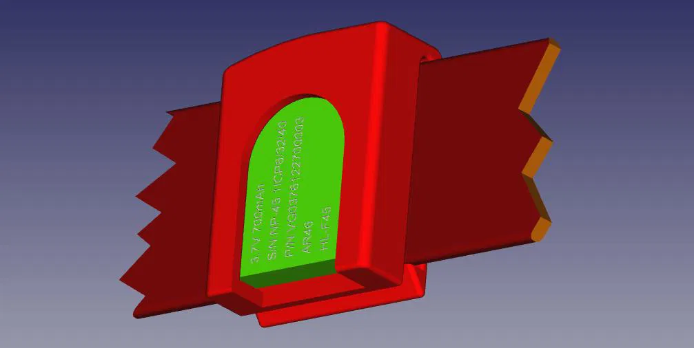 Ersatz-Kamera-Accu-Gürtelhalter – Holder pin máy ảnh gắn thắt lưng - Image 1