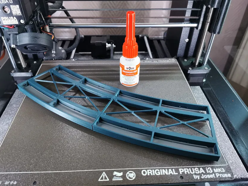 Märklin H0 cầu dàn thép modular Rail-C R3 30° (nhiều phần) - Image 13