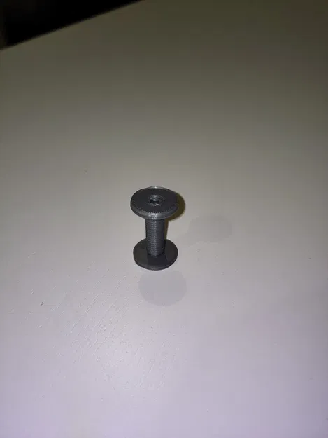 Vít nối “knihařský” (rivet screw) M6 - Image 2
