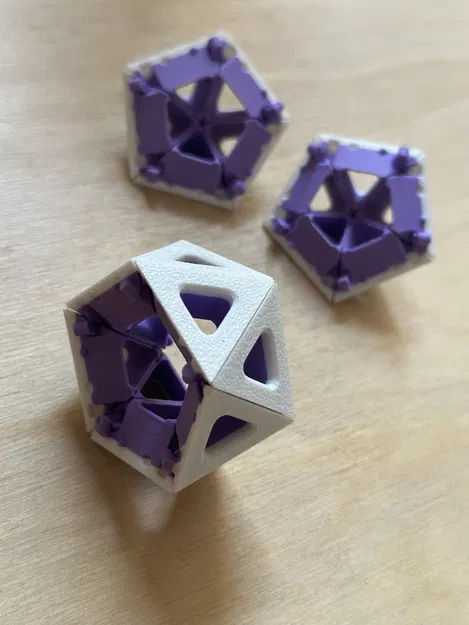 Quả Cầu Icosahedron Khớp Ghép (Puzzle Joint Icosahedron Ball) - Image 5