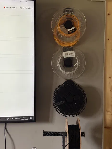 Soporte pared filamento – Giá treo tường cho cuộn filament - Image 6
