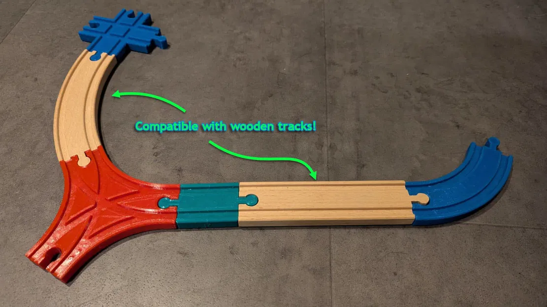 Bộ đường ray tàu đồ chơi đầy đủ kèm đầu máy - Image 2