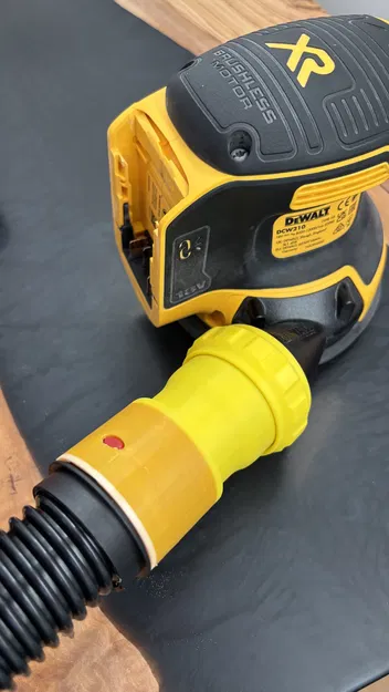Adapter máy chà nhám DeWalt sang ống Bosch (DeWalt sander to Bosch hose adapter) - Image 1