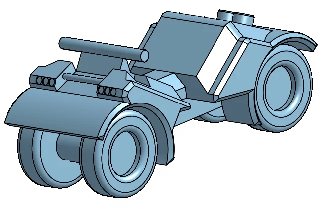 Mô hình xe ATV mini (Miniature ATV bike) - Image 1