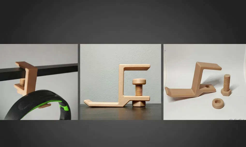 Móc treo tai nghe (Headphone Hook) điều chỉnh 15–34 mm - Image 1