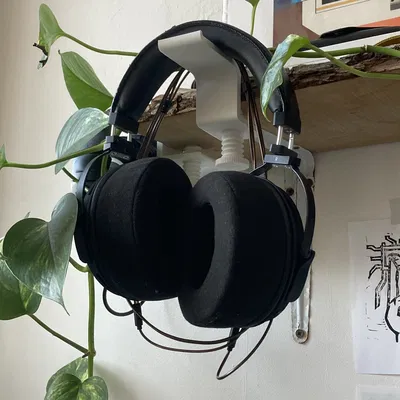 Móc treo tai nghe (Headphone holder) gắn bàn/kệ