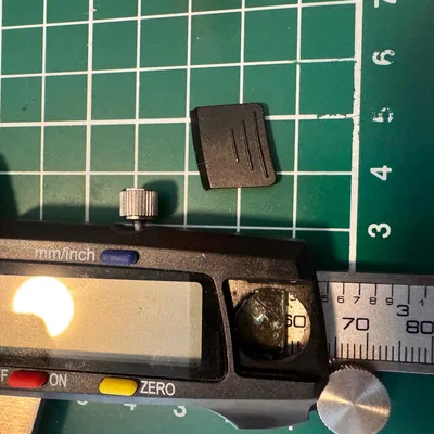 Nắp thước cặp nghiêng kèm khe pin AAA (thay cho LR44)