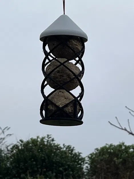 Bird fatball feeder (máng treo fatball cho chim) - Image 3