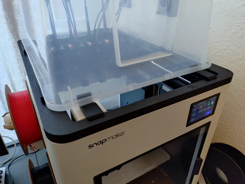 Nắp trên Snapmaker U1 có khe thông gió cho IKEA Samla & Walmart Sterilite - Image 3