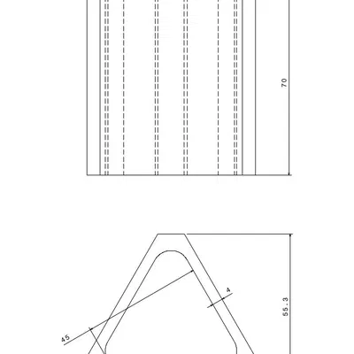 Holder open (không đáy) cho bàn chải đánh răng