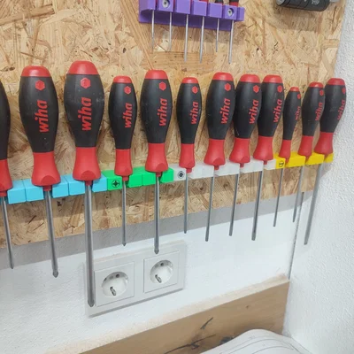 Giá treo tua vít Wiha SoftFinish dạng mở rộng (expandable)