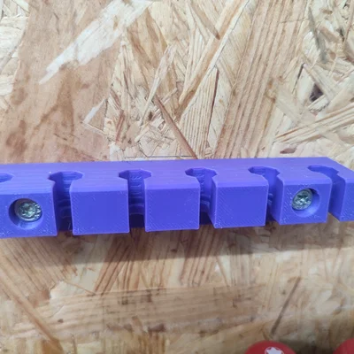 Giá treo tường tua vít Wiha PicoFinish cho 6, 7 hoặc 8 cây