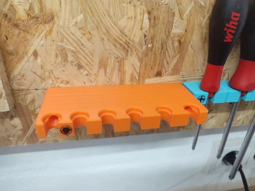 Giá treo tường tay vặn chữ T Wiha ComfortGrip hex screwdriver - Image 2