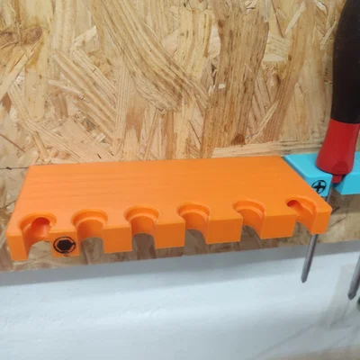 Giá treo tường tay vặn chữ T Wiha ComfortGrip hex screwdriver